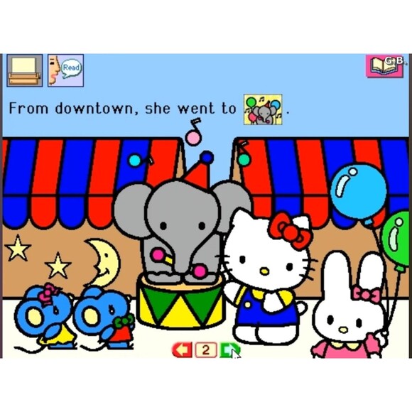 Hello Kitty Big Fun Piano Laserlight Children's CD ROM + Felix The Cat 1995 - Picture 5 of 7